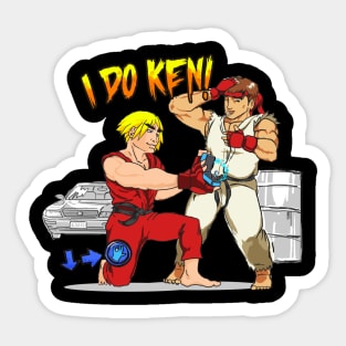 I DO KEN! Sticker